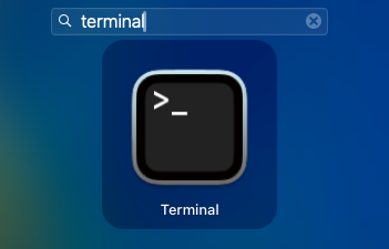 mac terminal